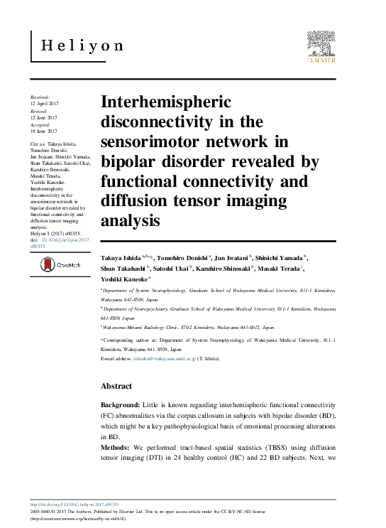 (PDF) The Amygdala in Schizophrenia and Bipolar Disorder A Synthesis