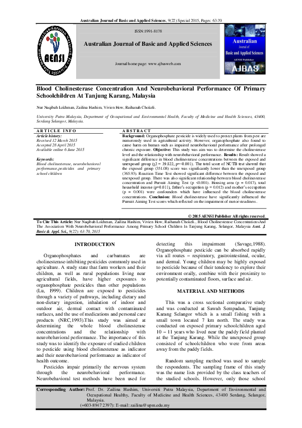 (PDF) Australian Journal of Basic and Applied Sciences Efficient ...