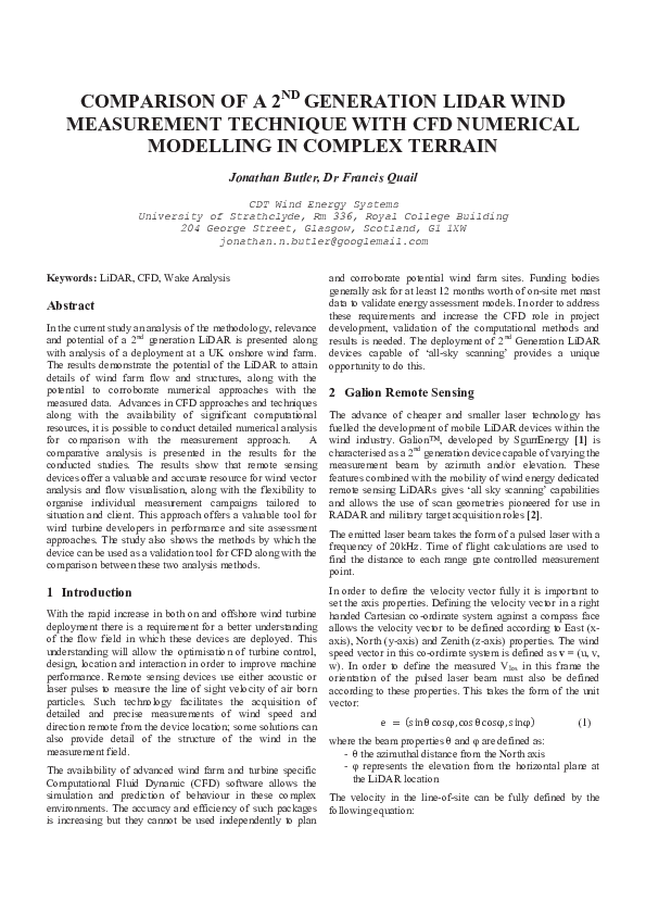 (PDF) Comparison of a 2nd generation lidar wind measurement technique ...