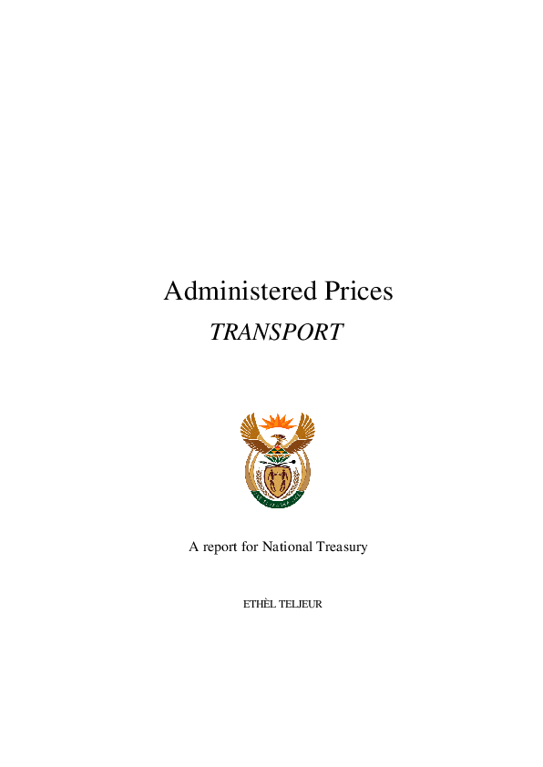 (PDF) Administered Prices Ethel Teljeur Academia.edu