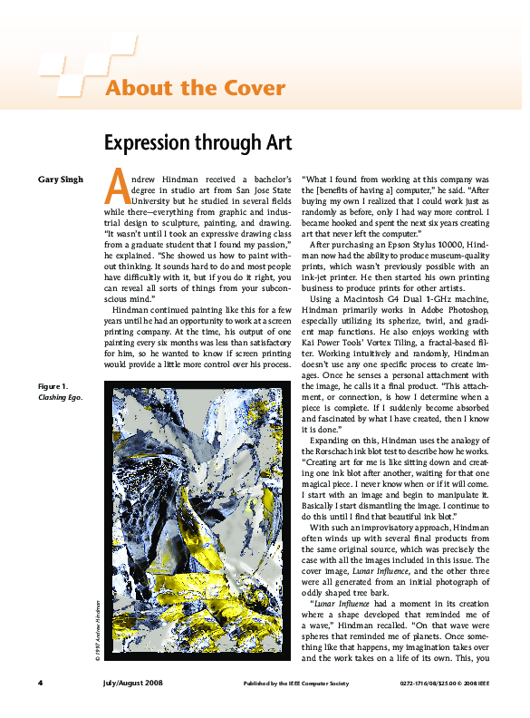 (PDF) Expression through Art [About the cover]
