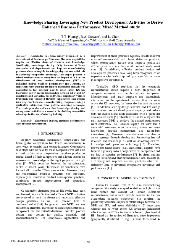 (PDF) Knowledge sharing leveraging new product development activities ...