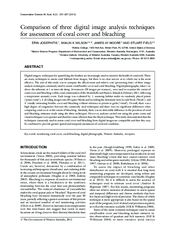 (PDF) Comparison of three digital image analysis techniques for ...