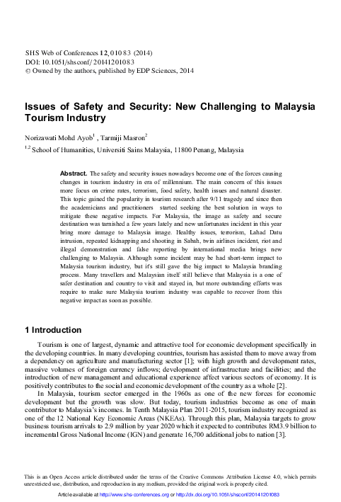 (PDF) Issues of Safety and Security: New Challenging to Malaysia ...
