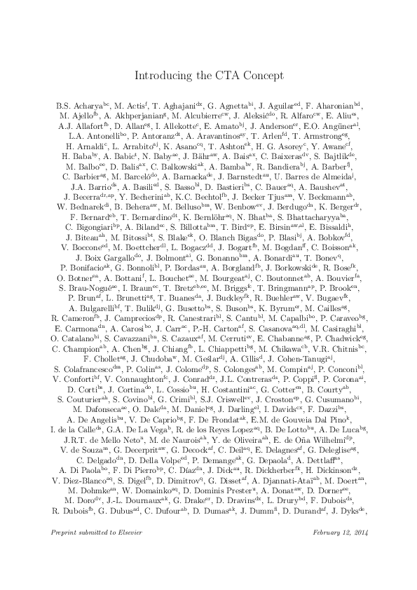 (PDF) Introducing the CTA concept