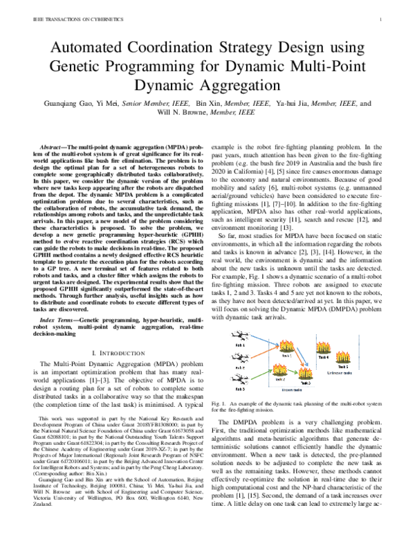 (PDF) Automated Coordination Strategy Design using Genetic Programming ...