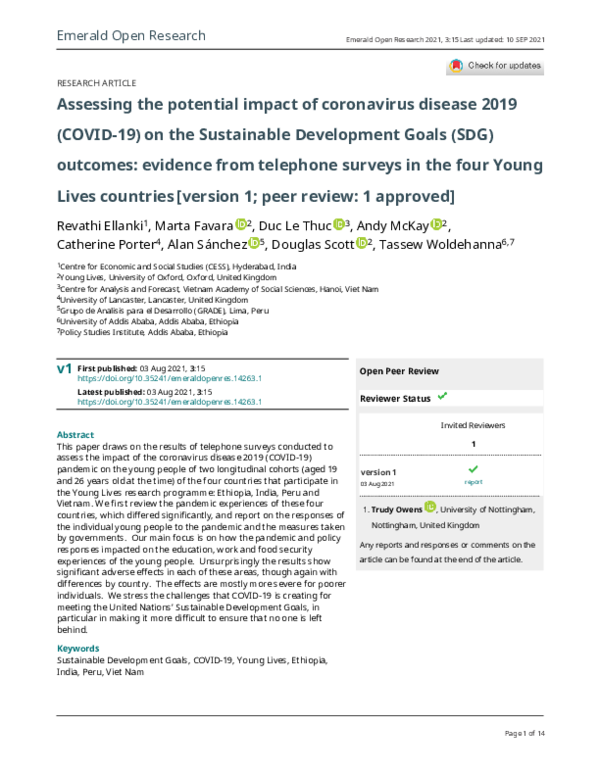 (PDF) Assessing the potential impact of coronavirus disease 2019 (COVID ...