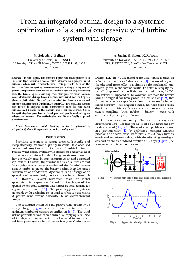 (PDF) From an integrated optimal design to a systemic optimization of a ...