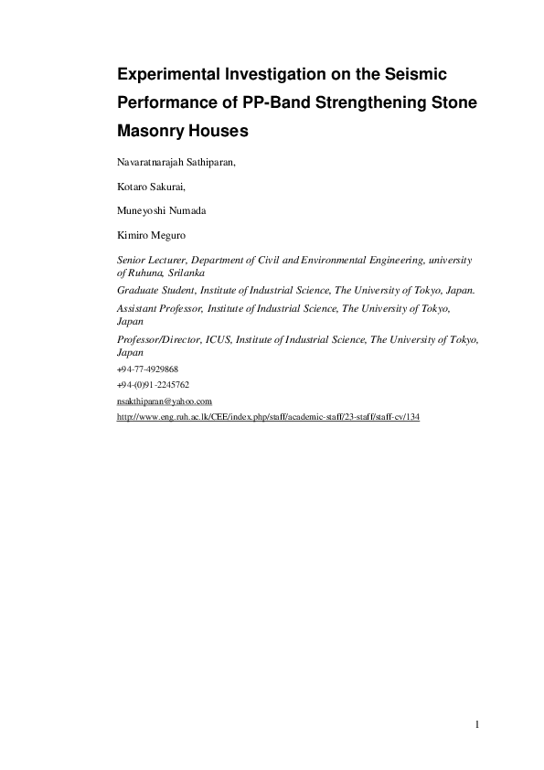 (PDF) Experimental investigation on seismic performance of CFRP ...