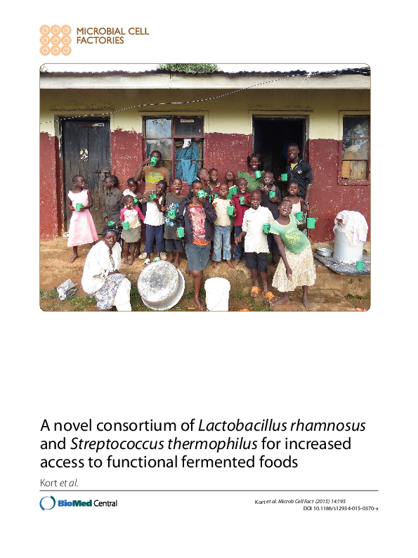 (PDF) A novel consortium of Lactobacillus rhamnosus and Streptococcus ...