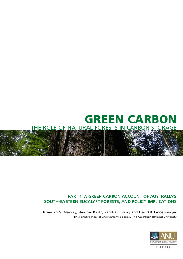 (PDF) Green Carbon Part 1: The role of natural forests in carbon storage