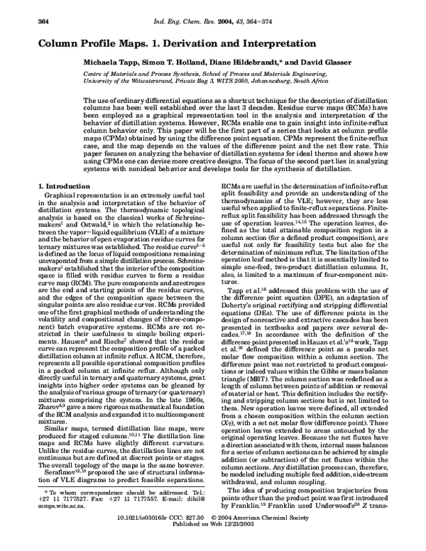 (PDF) Column Profile Maps. 1. Derivation and Interpretation | Diane ...