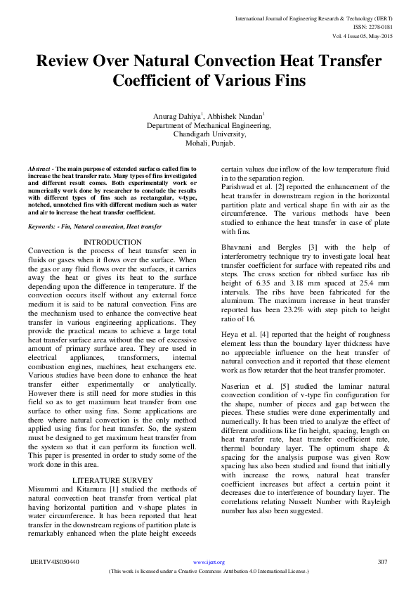 (PDF) Review Over Natural Convection Heat Transfer Coefficient of ...