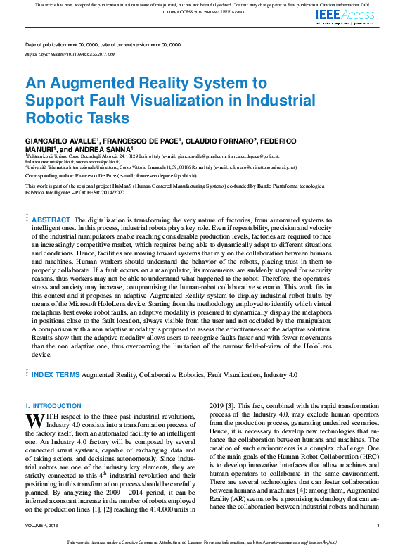 (PDF) An Augmented Reality System to Support Fault Visualization in ...
