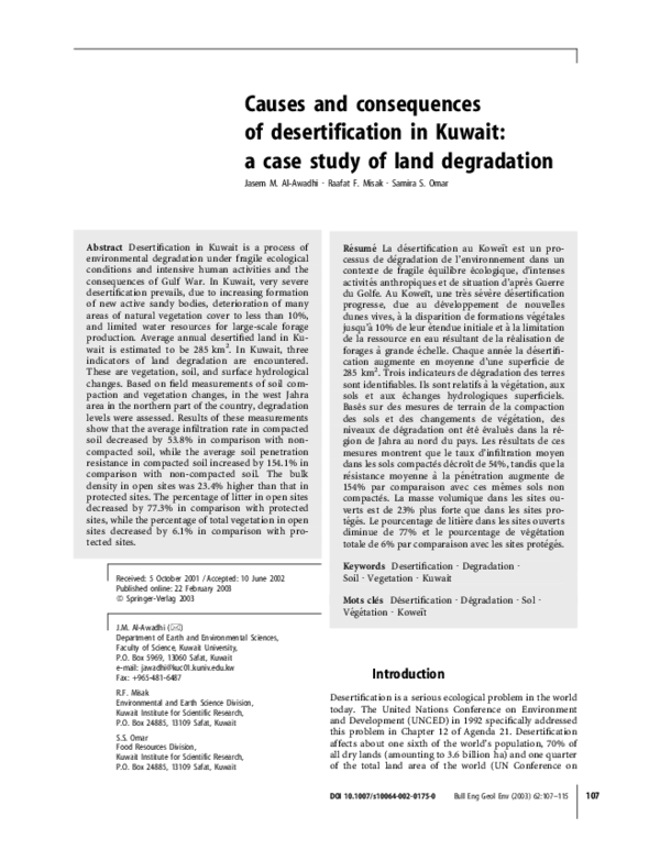 Soil degradation image