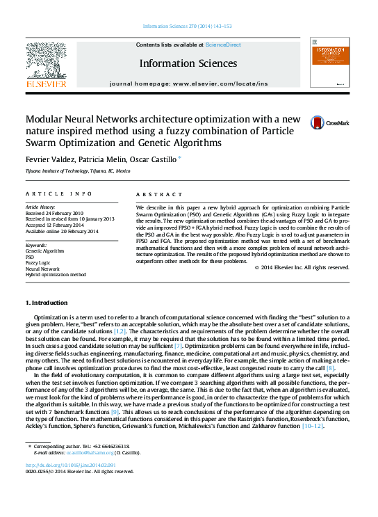 (PDF) Modular Neural Networks architecture optimization with a new ...