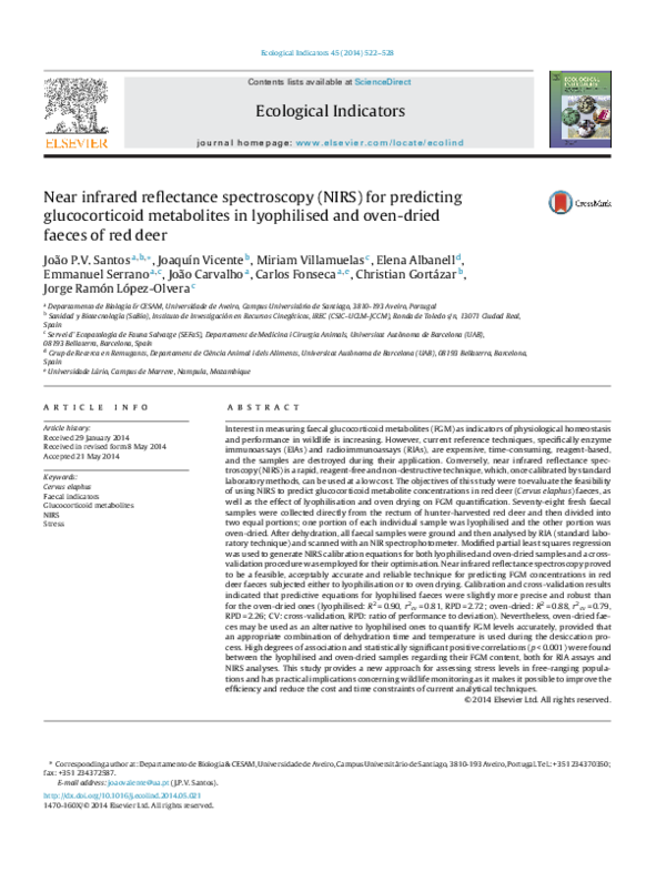 (PDF) Near Infrared Reflectance Spectroscopy (NIRS) for rapid ...