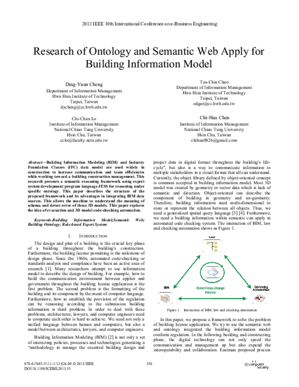 (PDF) Research of Ontology and Semantic Web Apply for Building ...