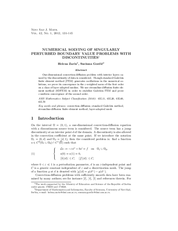 (PDF) Numerical solving of singularly perturbed boundary value problems ...