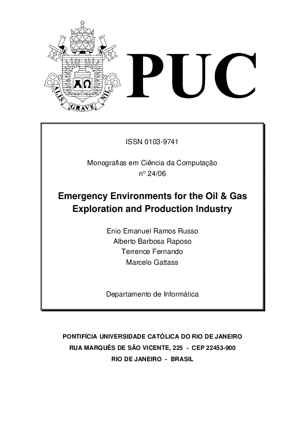 (PDF) Emergency Environments for the Oil & Gas Exploration and ...
