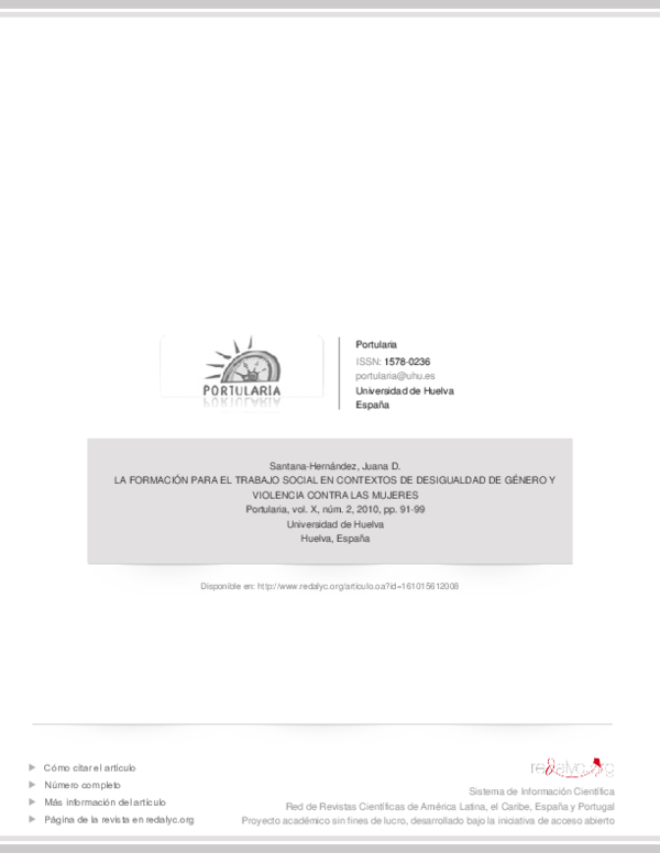 (PDF) La formación para el Trabajo Social en contextos de desigualdad ...