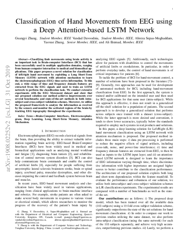 (PDF) Classification of Hand Movements from EEG using a Deep Attention ...