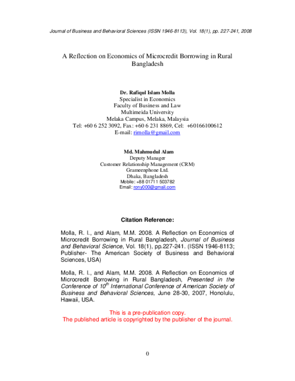 Microcredit bangladesh essay image