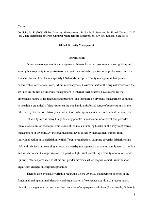 Frans ryckebosch a global manager essay image