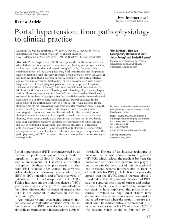 Portal hypertension essay picture