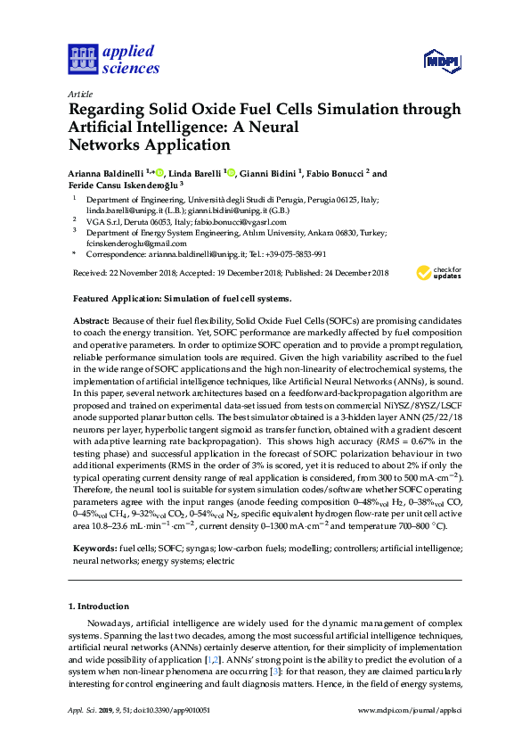 (PDF) Regarding Solid Oxide Fuel Cells Simulation through Artificial ...
