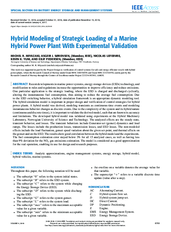 (PDF) Hybrid modeling of strategic loading of a marine hybrid power ...
