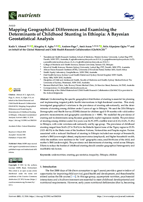 (PDF) Mapping Geographical Differences and Examining the Determinants ...