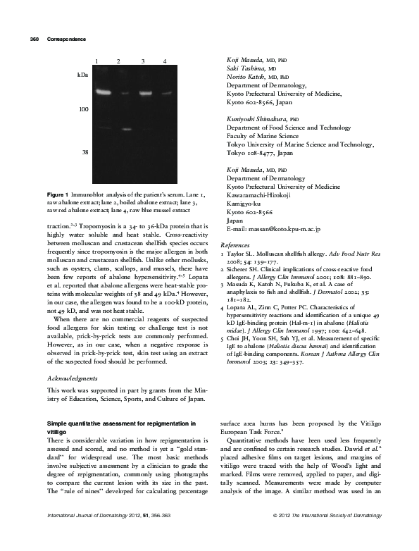 (PDF) Simple quantitative assessment for repigmentation in vitiligo