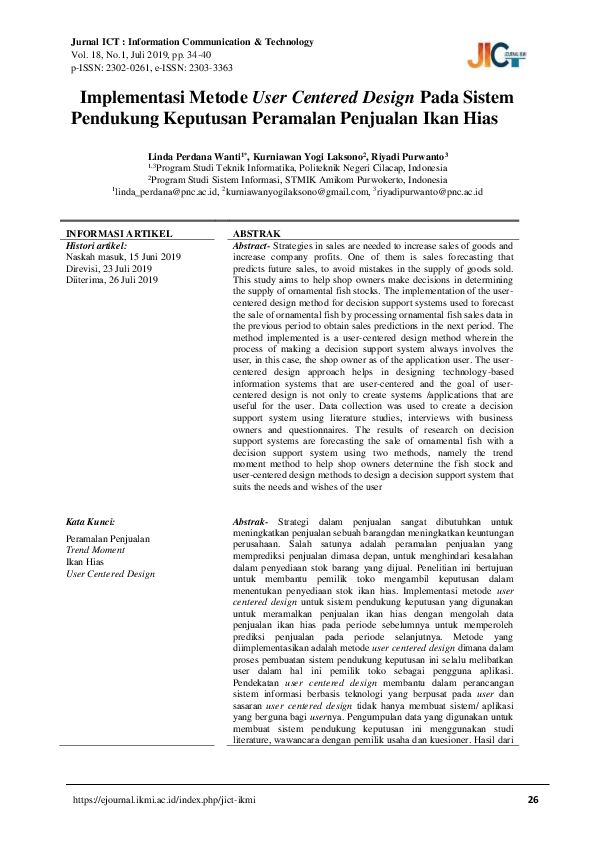 (PDF) Implementasi Metode User Centered Design Pada Sistem Pendukung ...