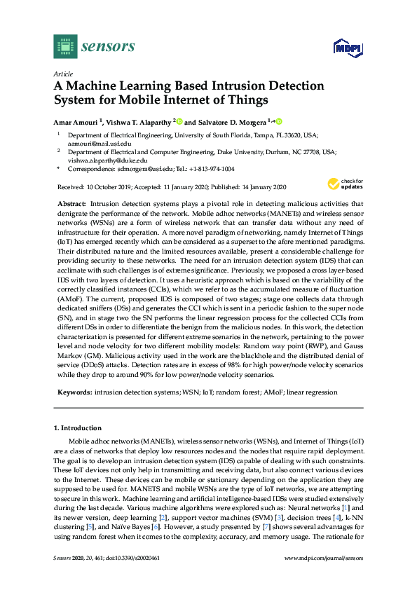 (PDF) Machine learning based intrusion detection system for software ...