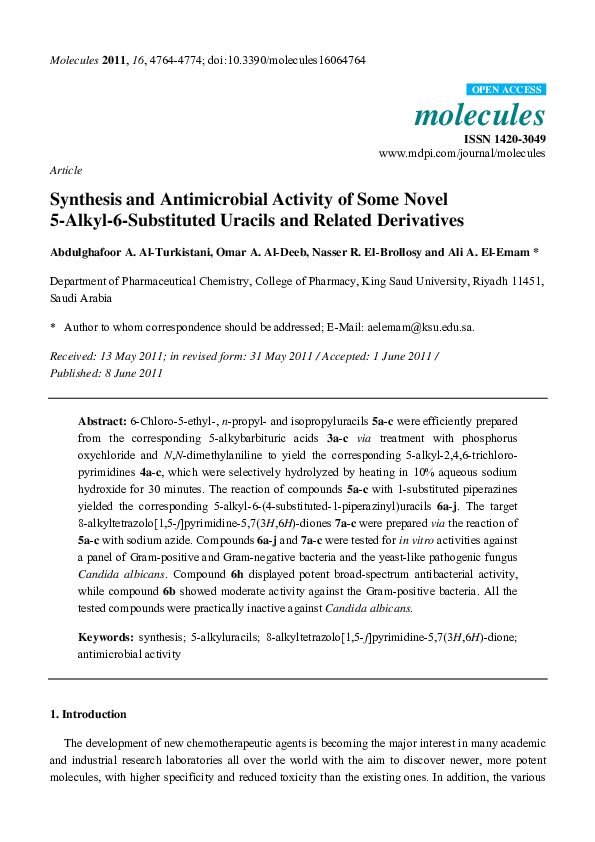 (PDF) Synthesis and antimicrobial activity of some new thiazolyl ...