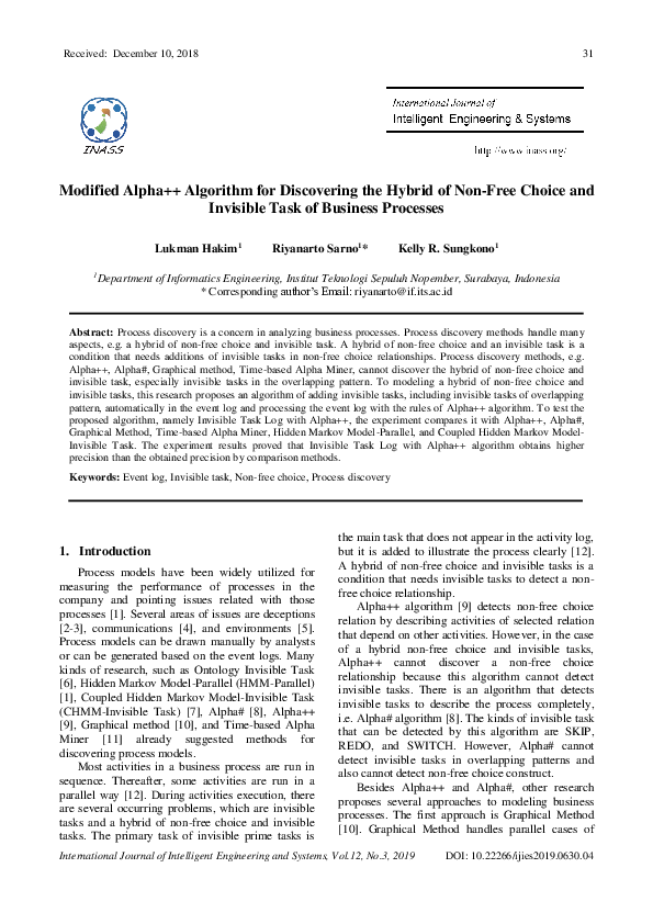 (PDF) Modified Alpha++ Algorithm for Discovering the Hybrid of Non-Free ...