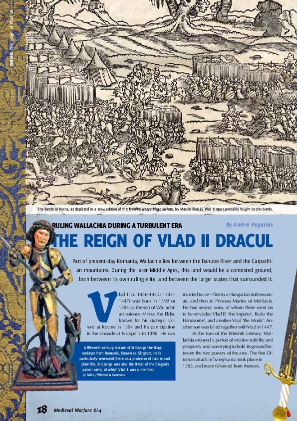 (PDF) Ruling Wallachia during a turbulent Era. The Reign of Vlad II Dracul