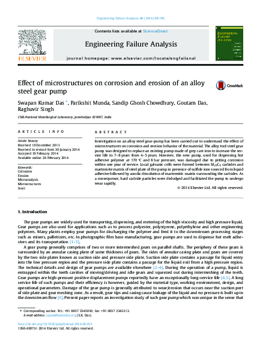 (PDF) Effect of microstructures on corrosion and erosion of an alloy ...