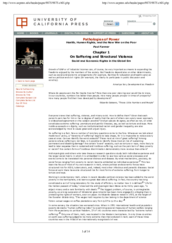 (PDF) Pathologies of power: health, human rights, and the new war on ...