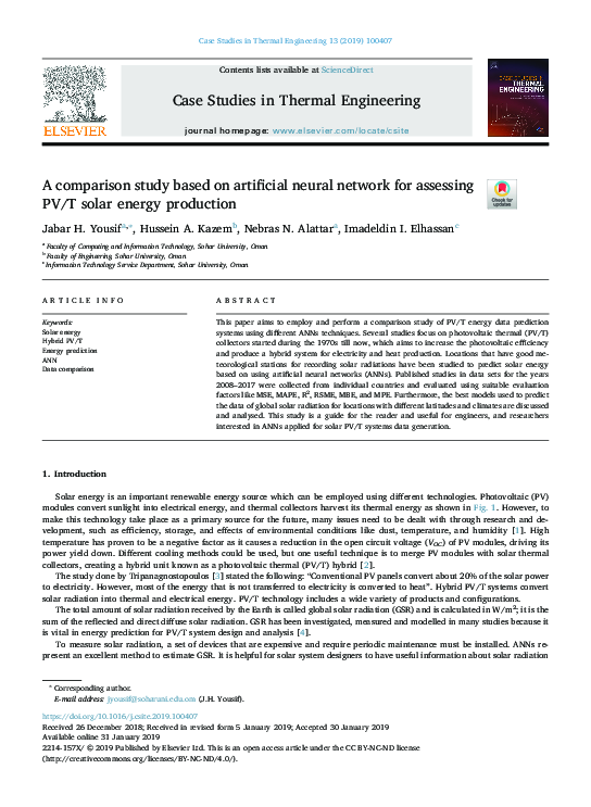 (PDF) A comparison study based on artificial neural network for ...