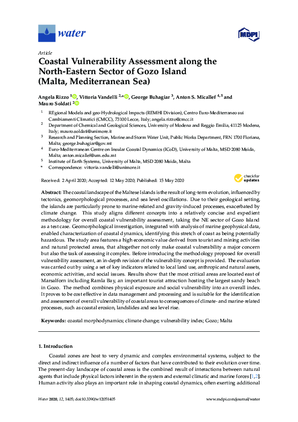 (PDF) Coastal Vulnerability Assessment along the North-Eastern Sector ...