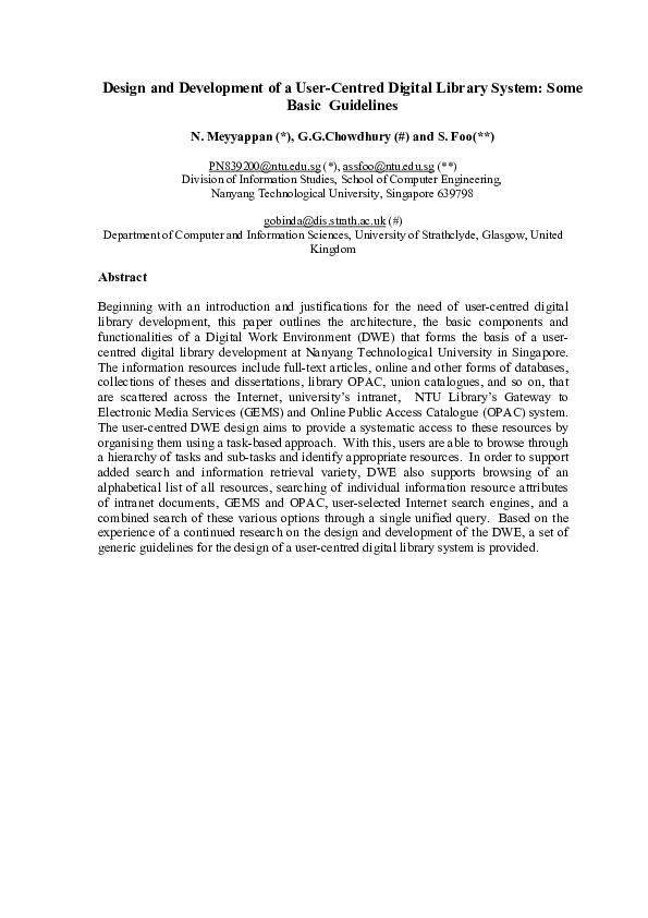 (PDF) Design and development of a user-centred digital library system ...
