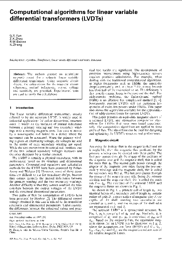 PDF) Computational algorithms for linear variable differential 