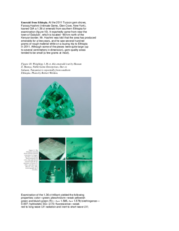 (PDF) Emerald from Ethiopia