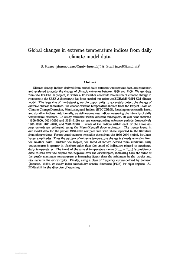 (PDF) Global Changes of seasonal extremes and mean from precipitation ...