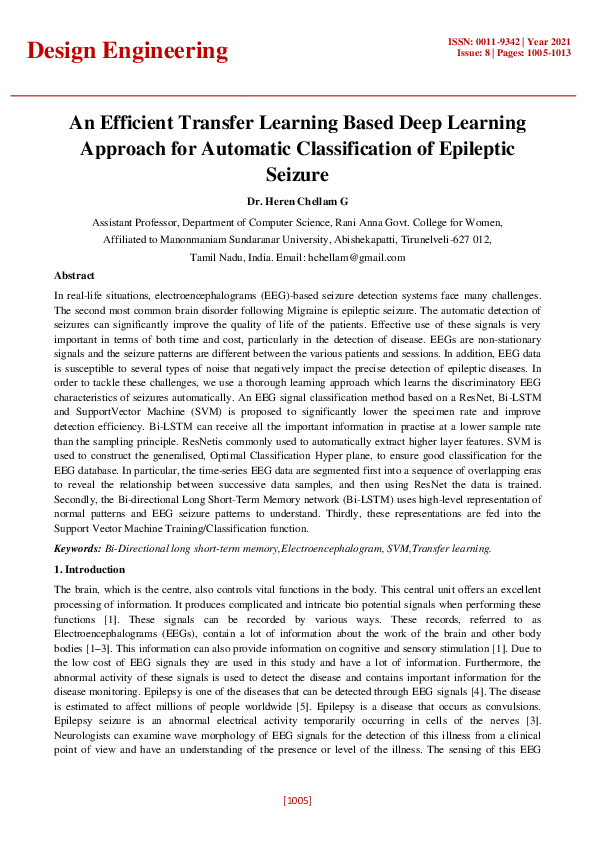 (PDF) An Efficient Transfer Learning Based Deep Learning Approach for ...
