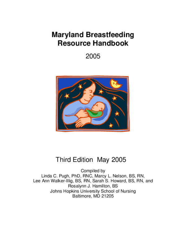(PDF) Maryland Breastfeeding Resource Handbook Linda Pugh Academia.edu