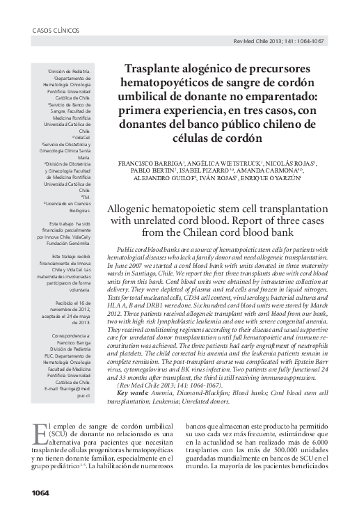 (PDF) Allogenic Hematopoietic Stem Cell Transplantation in Acute ...