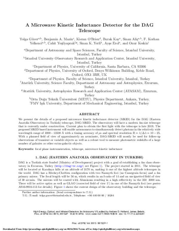 (PDF) A microwave kinetic inductance detector for the DAG telescope ...